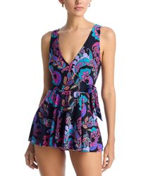 Johnny Was - Wrap Skirted One Piece Swimsuit - Lyst