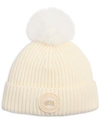 Canada Goose - Wool & Cashmere Pom Hat - Lyst