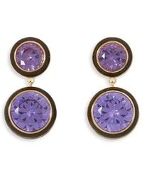 Roxanne Assoulin - The Cubic Double Drop Earrings - Lyst
