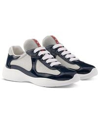 Prada - America's Cup Biker Fabric Sneakers - Lyst
