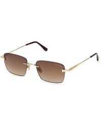 Tom Ford - Jake Rectangular Sunglasses, 54Mm - Lyst