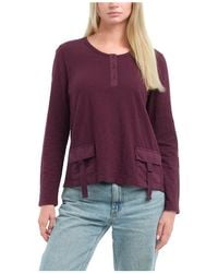 Wilt - Button Placket Tee - Lyst