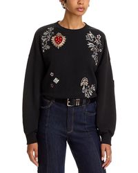 Cinq À Sept - Heritage Patch Brand Sweatshirt - Lyst