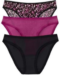 On Gossamer - Mesh Hip Bikinis, Set Of 3 - Lyst