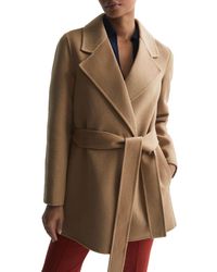 reiss leah wool blend long coat