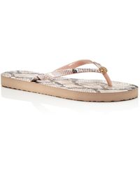 tory burch sunset blush flip flop