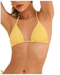 Dippin' Daisy's - Palm Tie Back Triangle Bikini Top - Lyst
