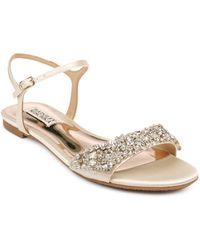 badgley mischka shirley crystal embellished sneaker