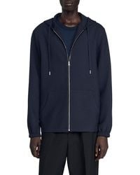 Sandro - Zip Hoodie - Lyst