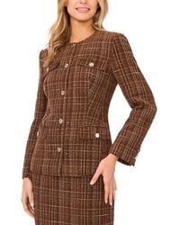 Ted Baker - Brinley Tweed Crewneck Jacket - Lyst