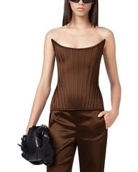 GIUSEPPE DI MORABITO - Strapless Bustier Top - Lyst