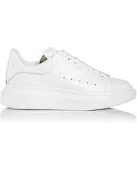 McQueen - Alexander Oversized Leather Heel Detail Sneakers - Lyst