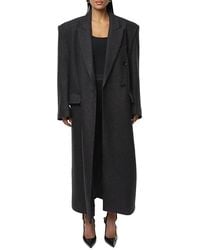 JLUXLABEL - Oversize Double Breasted Coat - Lyst