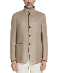 ZEGNA - Cashmere Silk & Linen Il Conte Jacket - Lyst