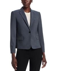 Theory - One Button Slim Jacket - Lyst
