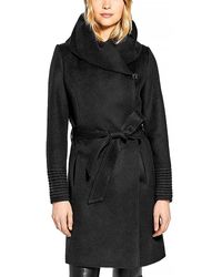 Sentaler - Hooded Mid Length Wrap Coat - Lyst