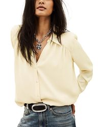 Ba&sh - Wilna Button Front Shirt - Lyst