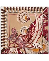 Ferragamo - Giada Print Silk Scarf - Lyst