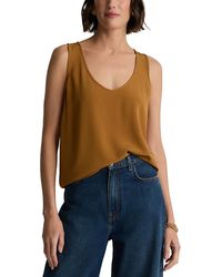 St. John - Silk Crepe Top - Lyst