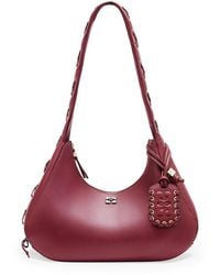 Ganni - Medium Laces Hobo Bag - Lyst