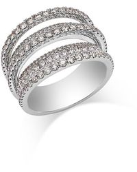 Bloomingdale's Fine Collection - Diamond Multi-Row Statement Ring - Lyst