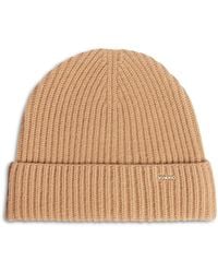 Sandro - Ribbed Wool & Cashmere Beanie - Lyst