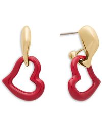 Kate Spade - Amour Heart Drop Earrings - Lyst