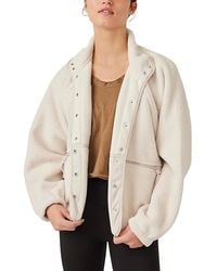 Free People - Hit The Slopes Fall Short Fleece Jacket - Lyst