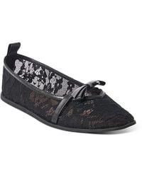 Free People - Mesh Mania Bow Flats - Lyst
