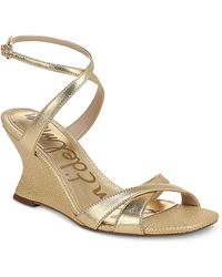 Sam Edelman - Davi Wedge Sandals - Lyst
