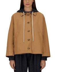 Herno - Cotton & Techno Taffeta Reversible Hooded Jacket - Lyst