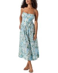 Astr - Capria Midi Dress - Lyst