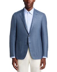 Canali - Kei Wool, Silk & Linen Houndstooth Sportcoat - Lyst