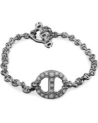 Hoorsenbuhs - 18K Open Link Diamond Large Link Toggle Bracelet - Lyst