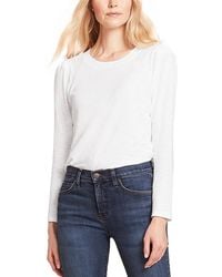 Veronica Beard - Mason Gathered Shoulder Baseball Tee - Lyst