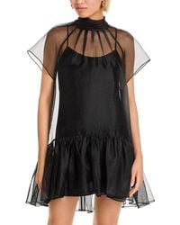 Jonathan Simkhai - Beaux Tiered Mini Dress - Lyst