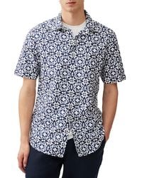 Rodd & Gunn - Palliser Bay Regular Fit Short Sleeve Linen Shirt - Lyst