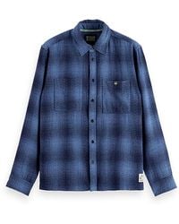 Scotch & Soda - Shadow Relaxed Fit Check Shirt - Lyst