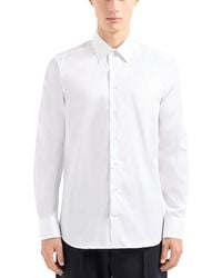 Emporio Armani - New York Regular Fit Dress Shirt - Lyst