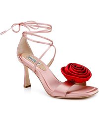 Badgley Mischka - Janelle Ankle Tie Sandals - Lyst