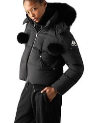 Moose Knuckles - Everest Hooded Down Bomber Jacket - Lyst