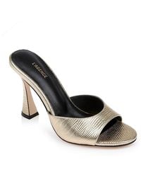 L'Agence - Avery Slide High Heel Sandals - Lyst
