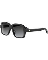 Celine - Geometric Triomphe Sunglasses, 54Mm - Lyst