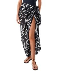 ViX - Printed Sarong Swim Cover-Up - Lyst