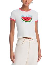 Mother - The Itty Bitty Cotton Ringer Tee - Lyst