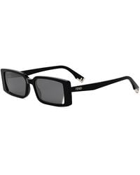 Fendi - Way Rectangular Sunglasses, 53Mm - Lyst