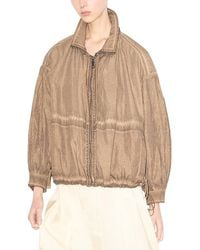 MAX&Co. - Visiera Nylon Oversized Bomber Jacket - Lyst