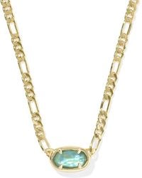 Kendra Scott - Elisa Figaro Chain Short Pendant Necklace, 16-19 - Lyst