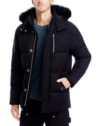 Moose Knuckles - Original 3Q Shearling Trim Down Jacket - Lyst