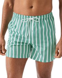 Eton - Striped Swim Shorts - Lyst